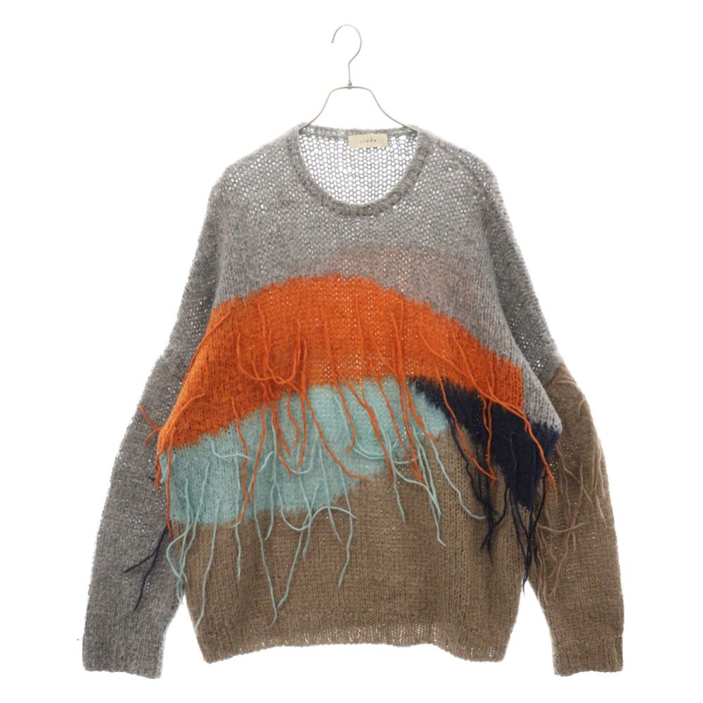 Jieda (ジエダ) 20AW PANEL OVER KNIT パネル ウール モヘア混 
