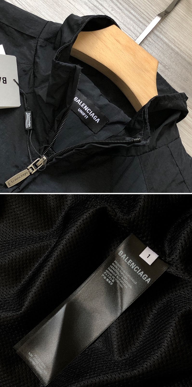 balenciaga ピステ・ウィンドブレーカー 黒 バレンシアガ ピステ・ウィンドブレーカー 黒