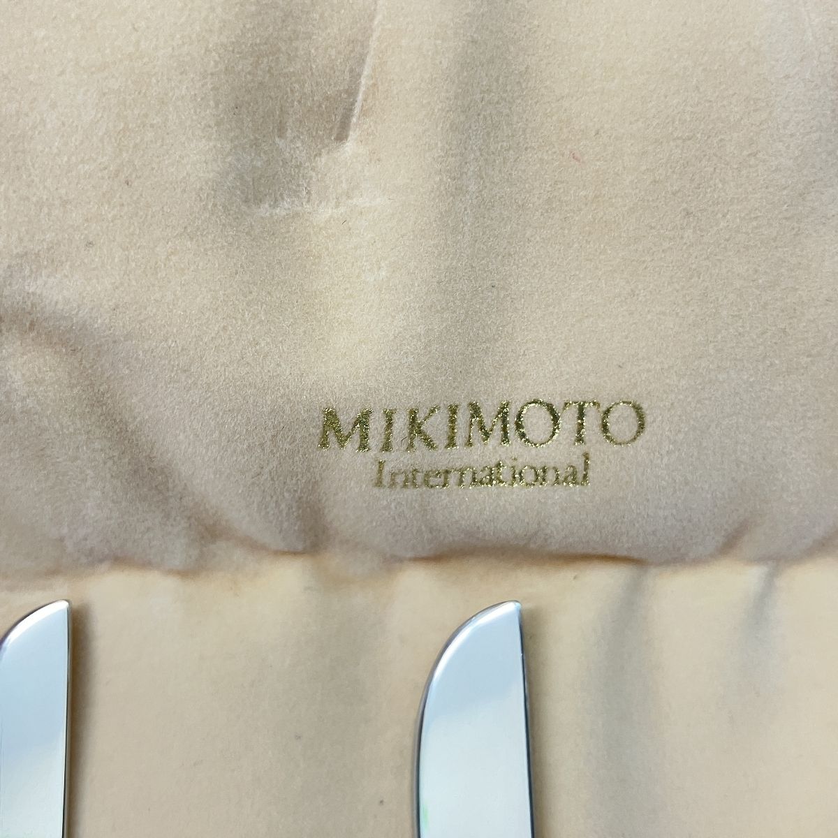 MIKIMOTO International デザート カトラリー フォーク ナイフ 5本 セット 中古  ミキモトZ9097760