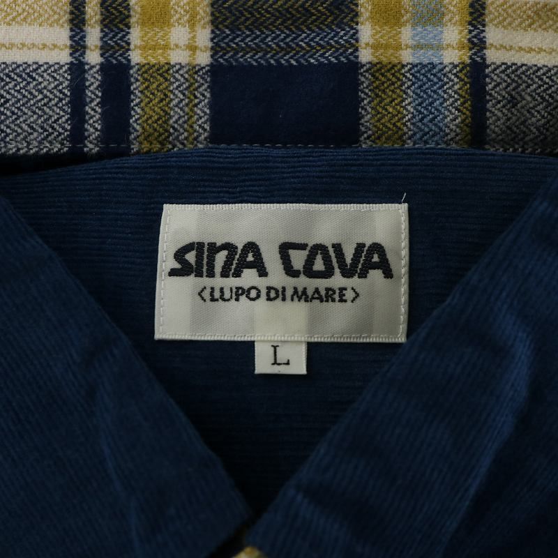 シナコバ SINA COVA ボタンダウンシャツ フランネル