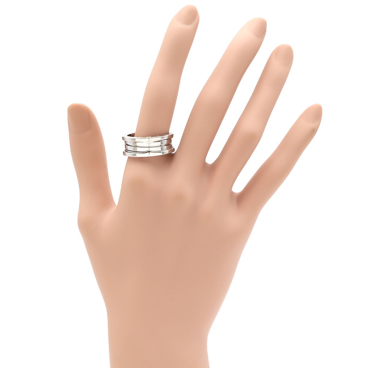 あ*3様 BVLGARI　ブルガリ　指輪　B.ZERO1　ビーゼロワン　K18W ブルガリ BVLGARI ビーゼロワン B-zero1 ダイヤリング XS 329348
