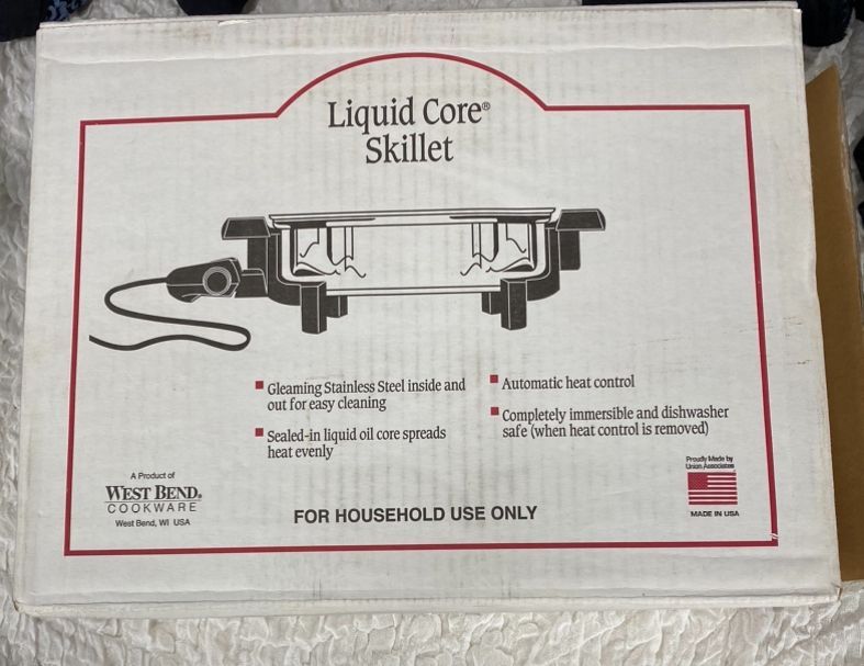 royal新品 ロイヤルクイーン 浅型Liquid Core 電気 スキレット@ royal queen 新品 ロイヤルクイーン 電気 スキレット フライパン