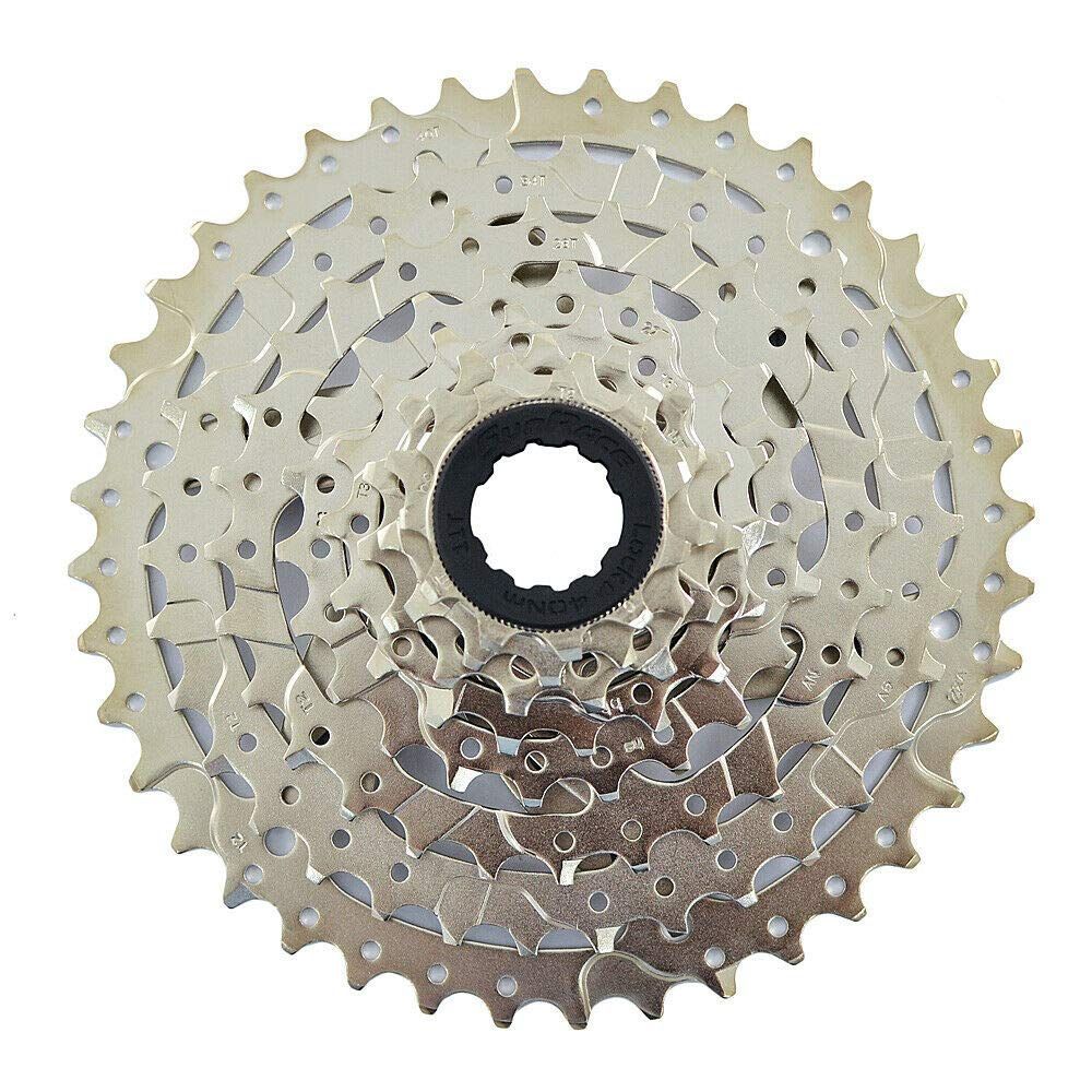 11-40T 8 Cassette Ratio Speed Wide Silver CSM680 XTE2142 SunRace