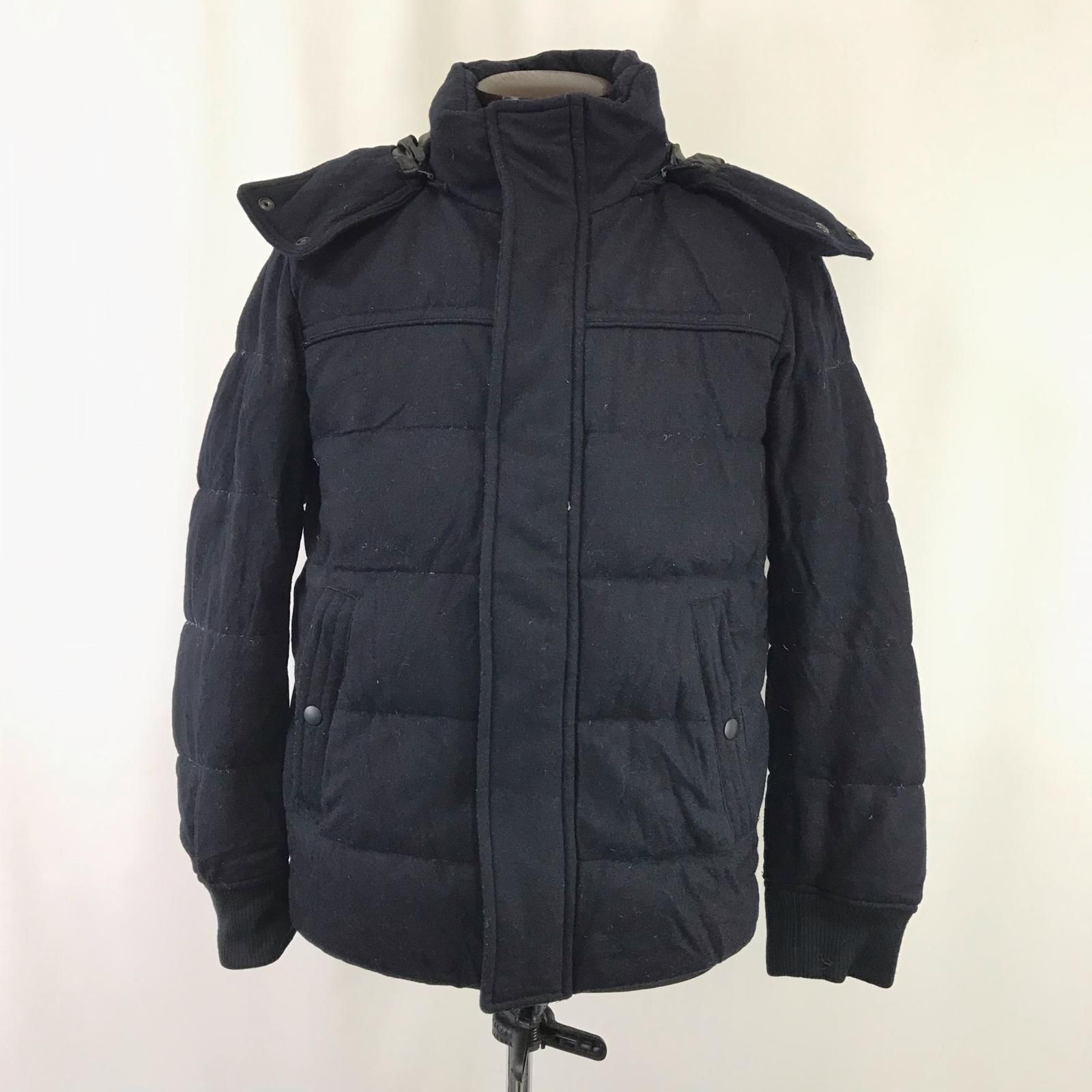 UNIQLO【ユニクロ】肉厚/80%ダウンジャケット【メンズS/ネイビー