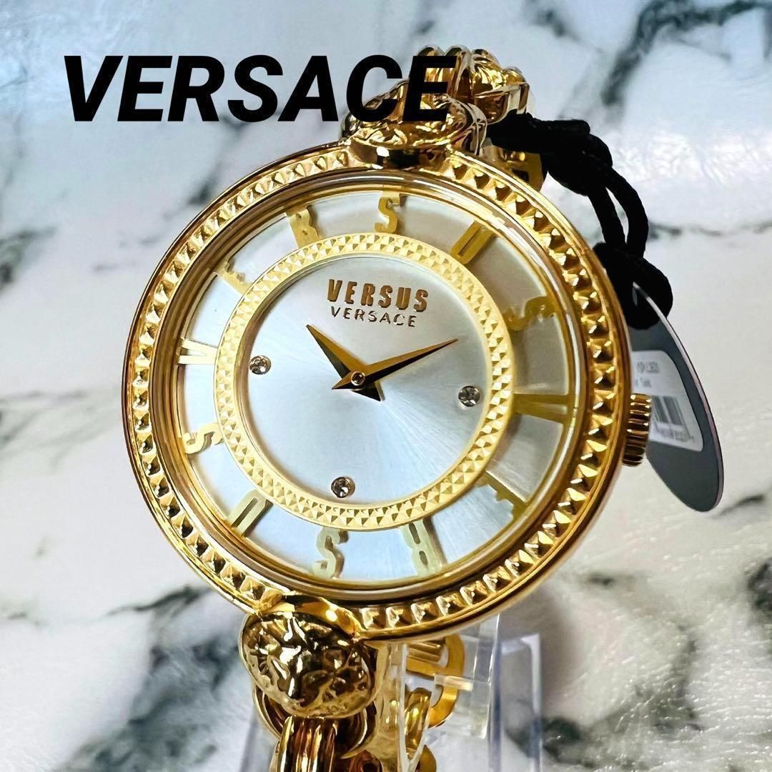 新品未使用】定価3.5 Versace ヴェルサーチ レディース腕時計-