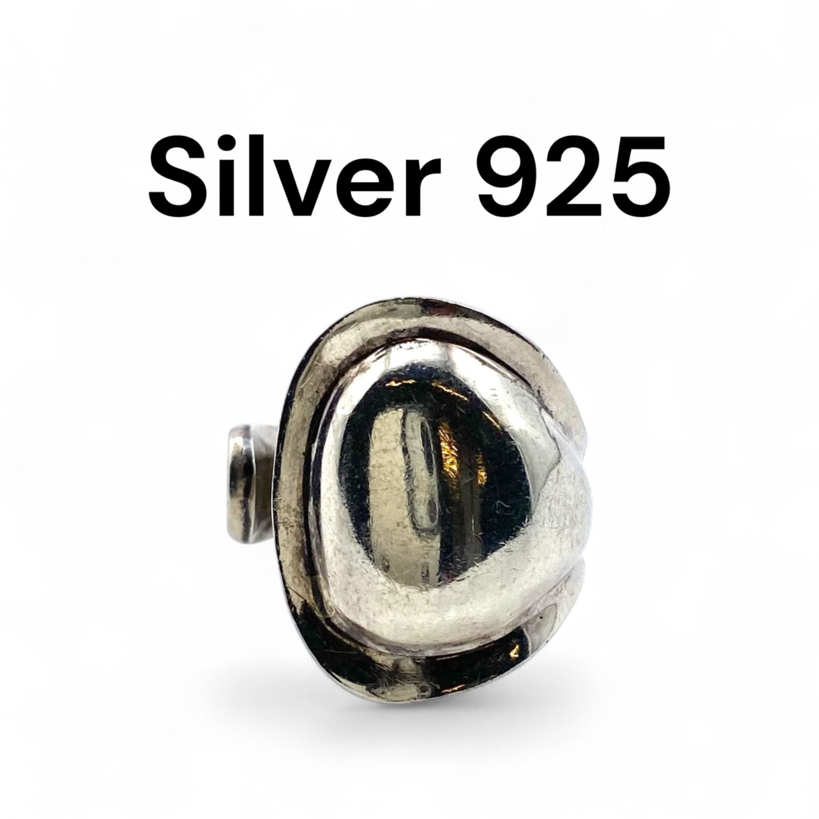 無垢の輝き】スプーンリング Silver 925 刻印 90s Vintage Ring 