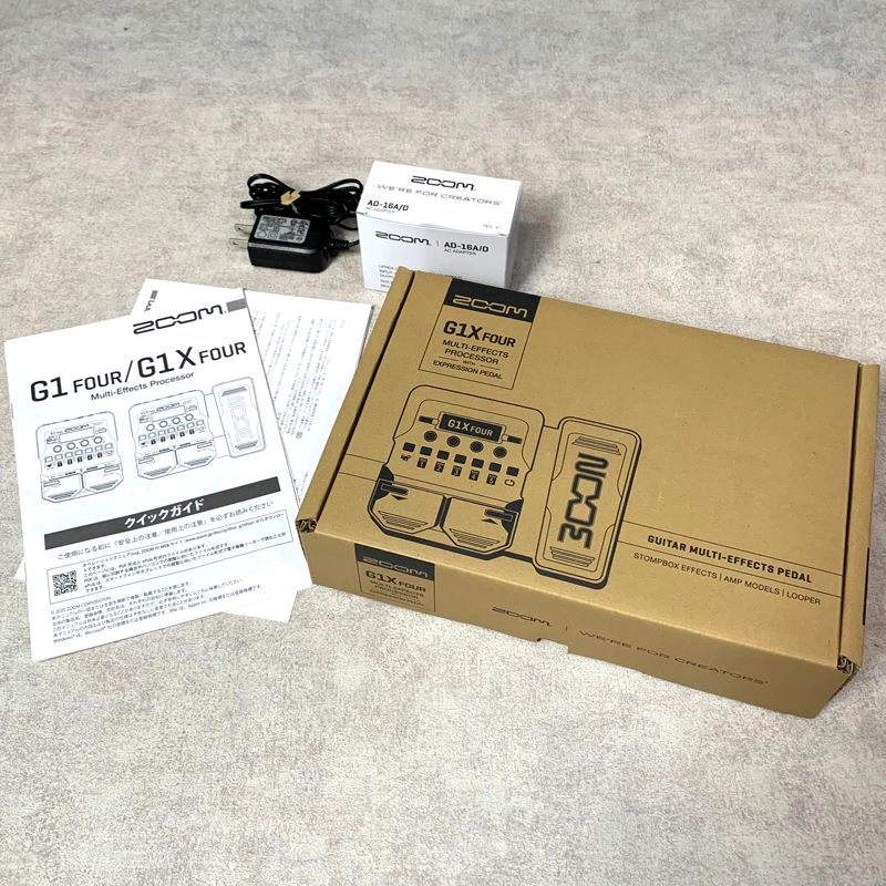 結婚 加古川店 楽器 ZOOM ズーム エフェクター G1X FOUR マルチエフェクター マルチエフェクター ブラック 472 100% 品質保証。