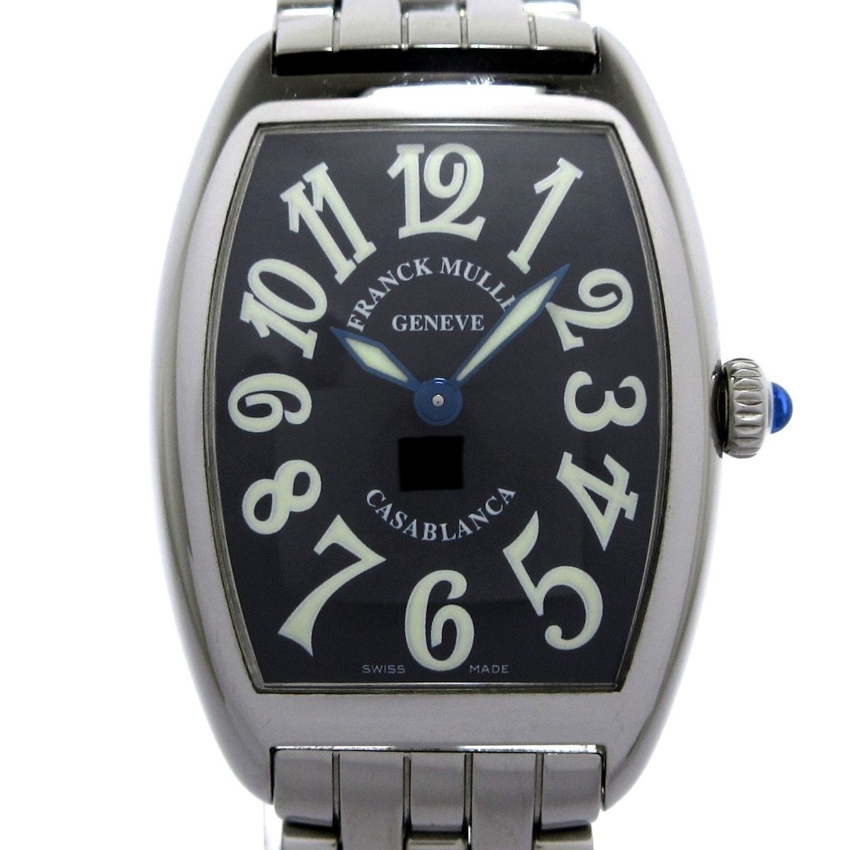 FRANCK MULLER フランクミュラー 腕時計 カサブランカ 1752 QZ レディース SS 黒