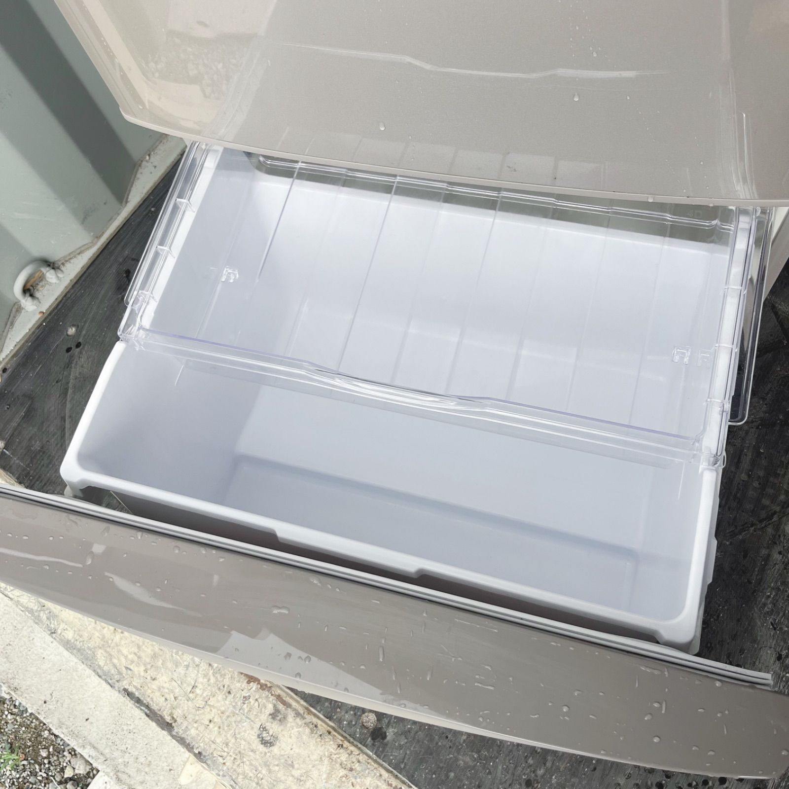 4取付無料！高性能日立モカベージュおしゃれインテリア5ドア冷蔵庫！洗濯機 4取付無料！高性能日立モカベージュおしゃれインテリア5ドア