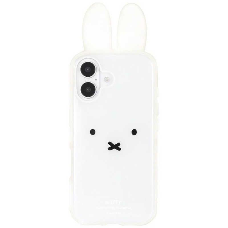 【 新品 未開封 】 グルマンディーズ iPhone 16(6.1インチ)IIIIfitケース フレーム ミッフィー フェイス MF-541A 未使用 送料無料