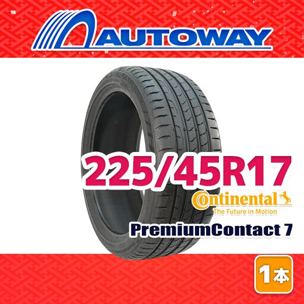 新品　価格相談可　Continental タイヤ 225/45R19 2本セット AUTOWAY】 新品 225/45R17 サマータイヤ CONTINENTAL Premium