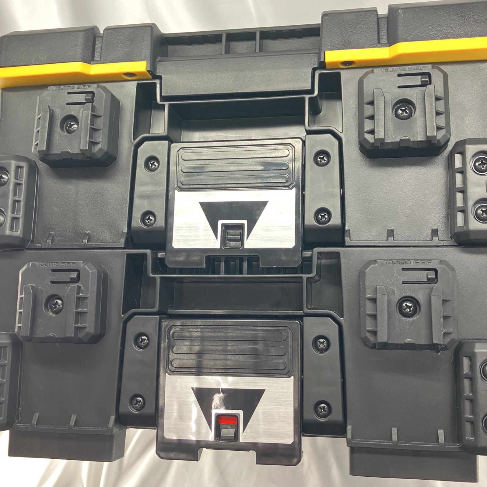 TAJIMA タジマ 工具ケース セフ引出しBOX2段セット TB-HBOX2 ブラック