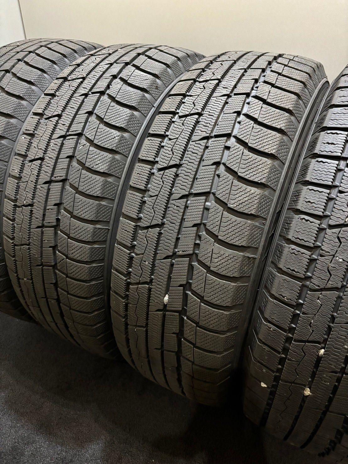 225/65R17 TOYO/Winter TRANPATH TX 21年製 スタッドレス 4本 ハリアー RAV4 エクストレイル CX-5 (南7-H356)