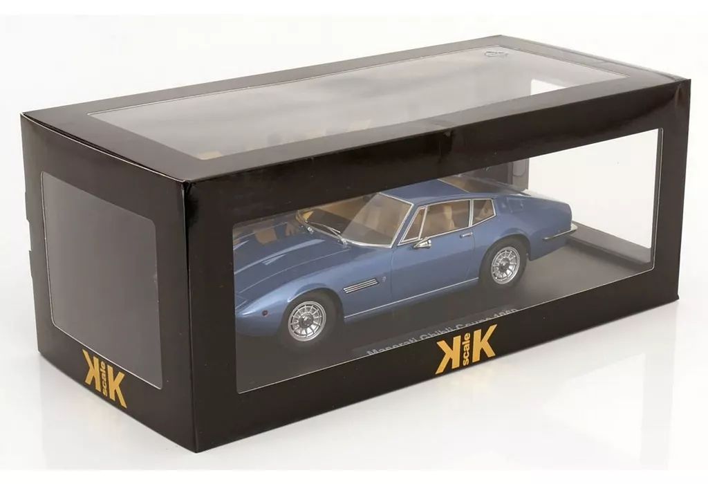 1/18 PMA マセラティ ギブリ クーペ 1969 新品】ミニカー 1/18 マセラティ ギブリ クーペ 1969(ブルーメタリック