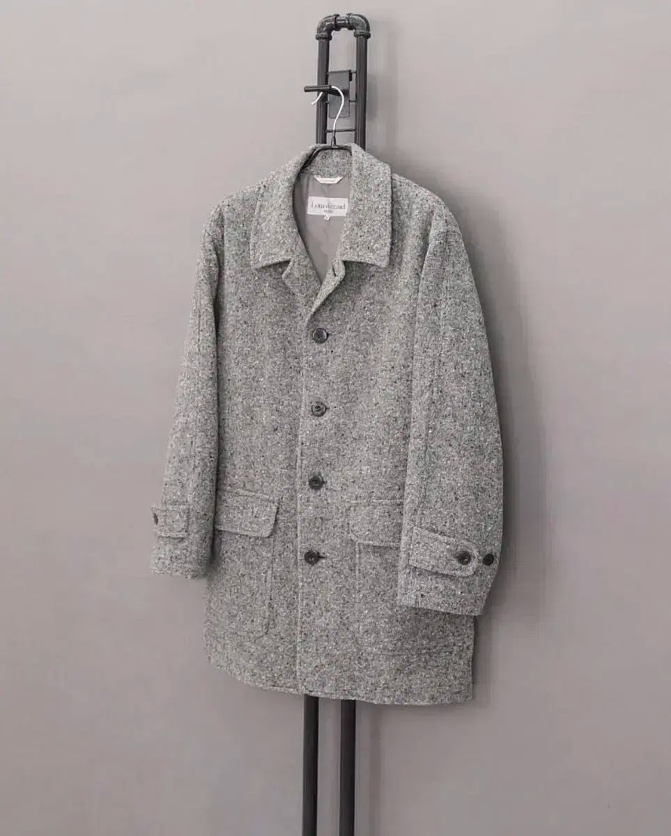 M Louis Feraud ルイフェロ 造 ドネガル ウール ツイード コート