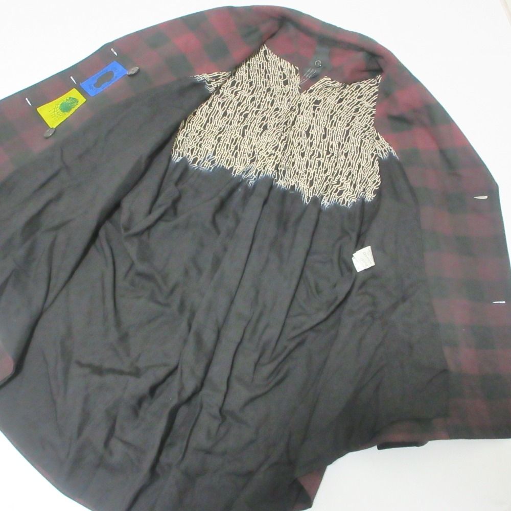 美品 Bernhard Willhelm ベルンハルトウィルヘルム チェック柄 