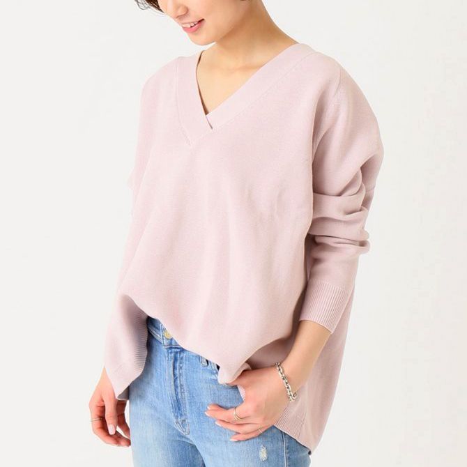 DEUXIEME CLASSEtニット　18080500718010tﾐﾄﾞﾙｹﾞｰｼﾞKNIT