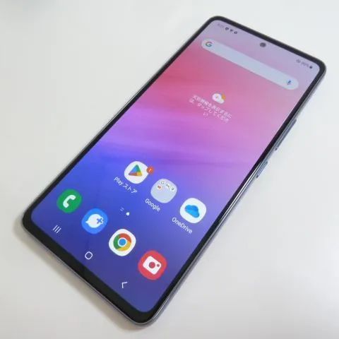 中古】 Galaxy A53 5G SCG15 オ－サムブルー au SIMロック解除済