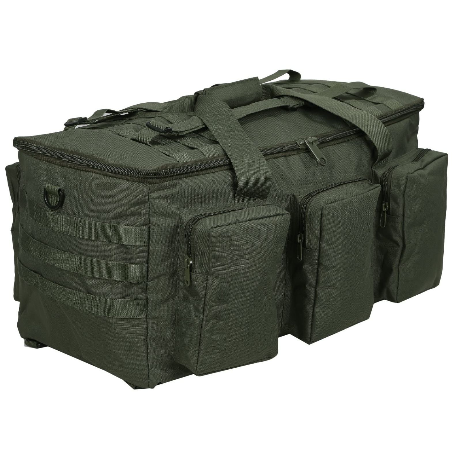 モスグリーン bammore ソフトコンテナ キャンプ バッグ 大型収納 トートバッグ ビッグバッグ 大容量アウトドアバッグ キャンプ道具収納 (モスグリーン)