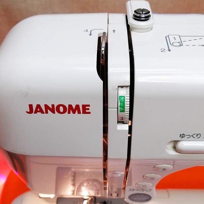 ◆簡単操作◆JANOME家庭用ミシンJN-700 整備済み品