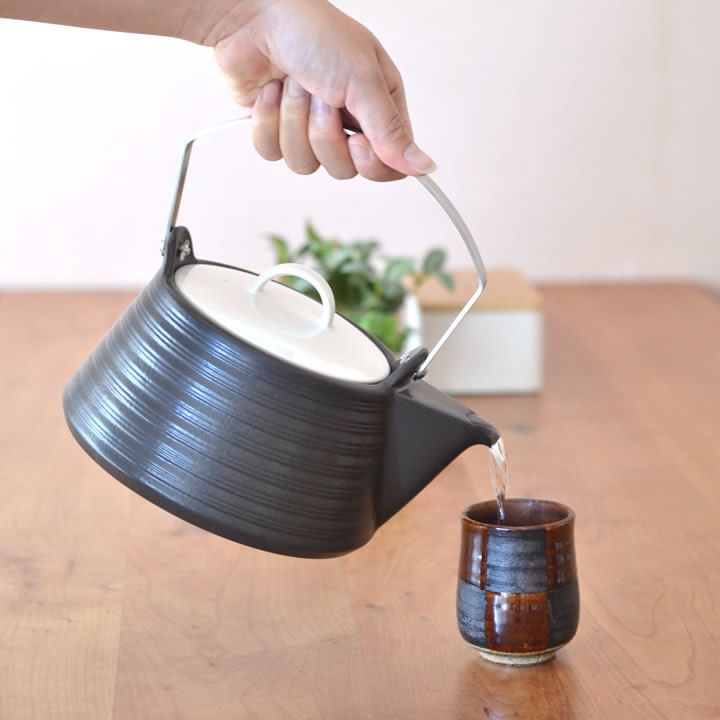 やかん ih やかん 2リットル やかん ケトル コーヒー やかん 煎じ やかん やかん ih ガス対応 ケトル おしゃれ お湯 美味しい 煮出し やかん やかん 陶器 やかん ルイボスティー IH ケトル 2L THE61-840 クッチーナ 送料無料