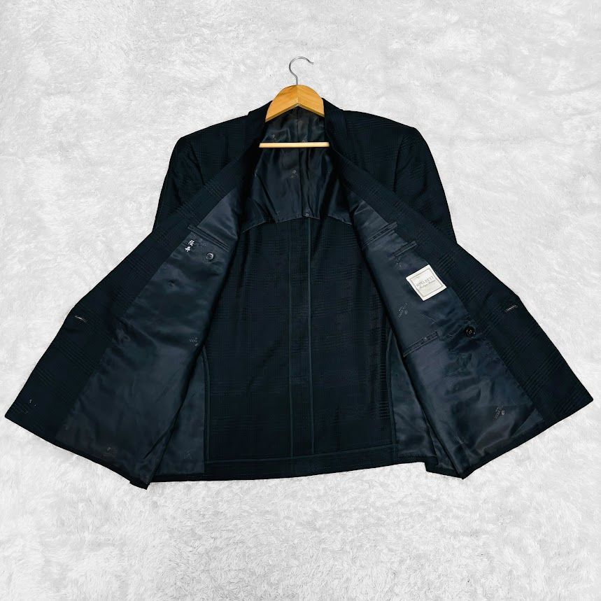 高級素材 NINA RICCI Boutiquz Mersieur ニナリッチ 紺ブレ