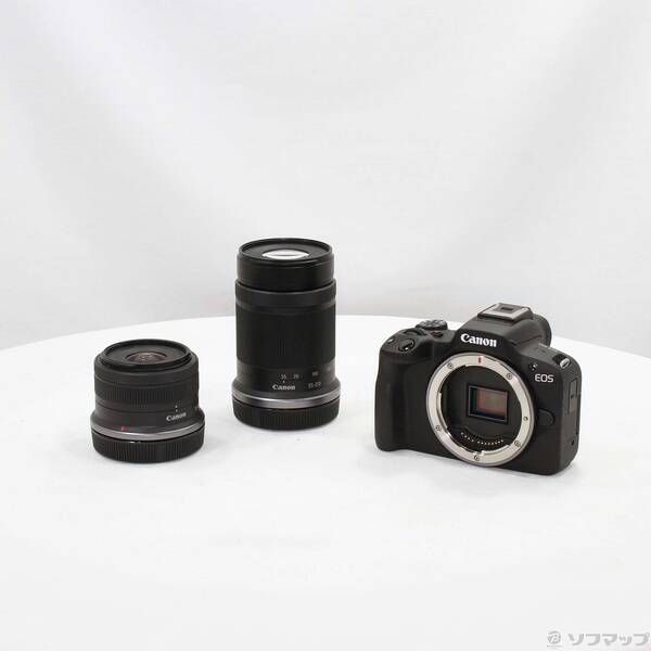 〔 品〕 EOS R50 ダブルズームキット ブラック 344