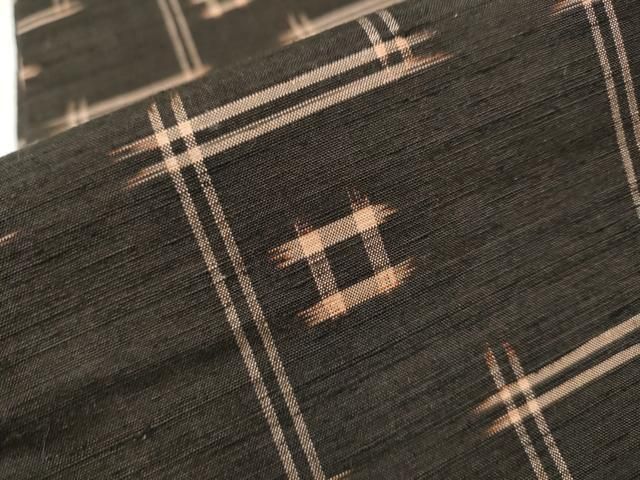 絣文様 正絹