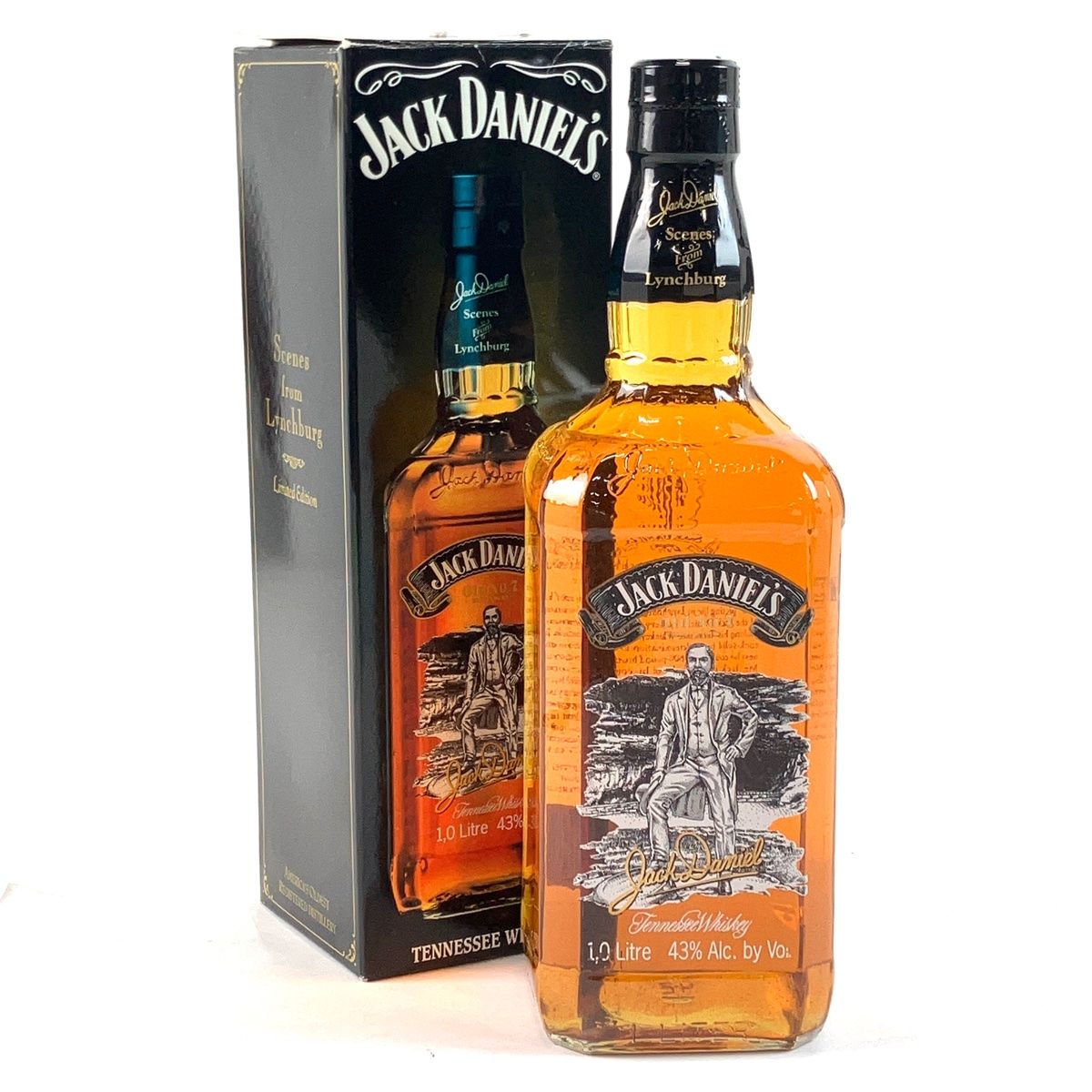 2本●テネシーウイスキー　JACK DANIELS/ジャックダニエル No7　WILD TURKEY/ワイルドターキー 12年　バーボン　ウイスキー 古酒　未開栓　 □[未開栓] JACK DANIEL´S OLD No7 ジャックダニエル ブラック