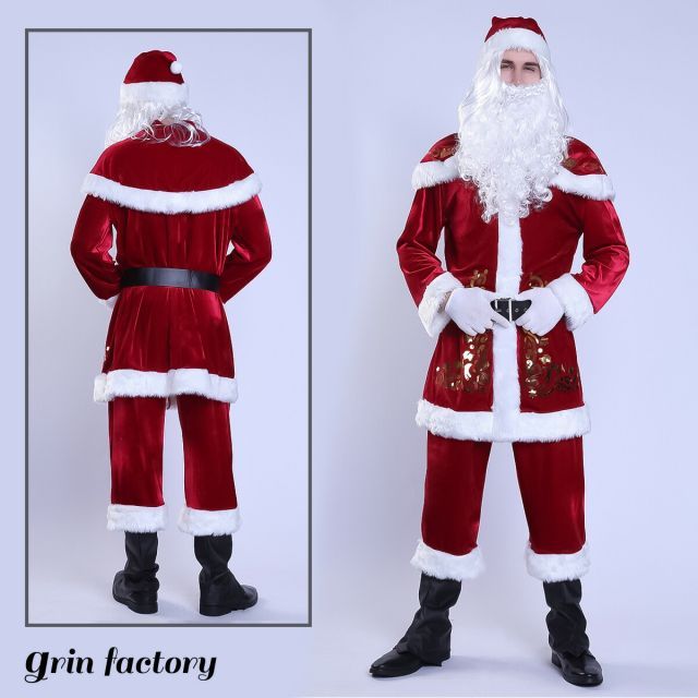 サンタ コスプレ 衣装 11点セット サンタコス サンタクロース 仮装 コスチューム メンズ サンタ コスチューム サンタクロース コスプレ 衣装 サンタクロース 衣装 11点セット メンズ サンタ コスプレ 男性