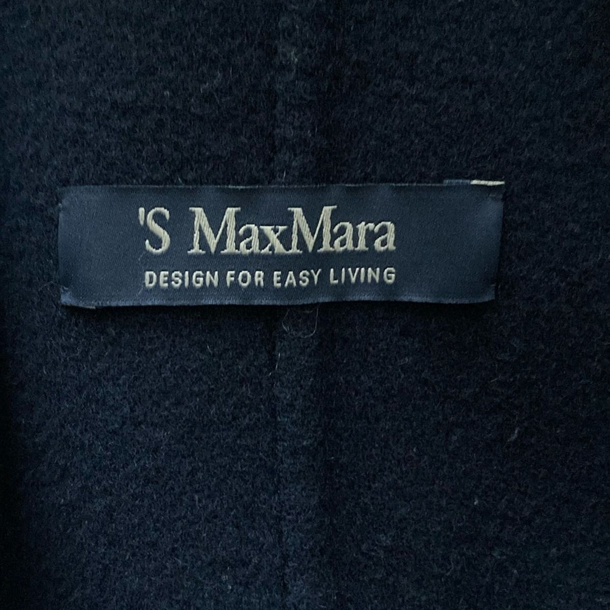 限定品 S Max Mara マックスマーラ コート サイズIJ40 レディース - ネイビー 長袖 CUCITO AMANO 冬 勇敢な