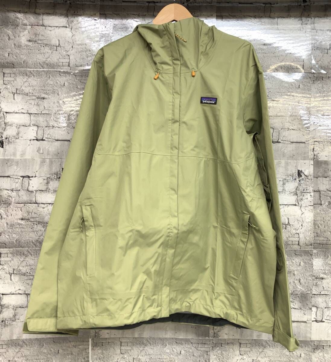 美品 24年製 Patagonia パタゴニア M's TORRENTSHELL 3L RAIN JKT トレンドシェル ナイロンジャケット 85241 サイズL BUGR