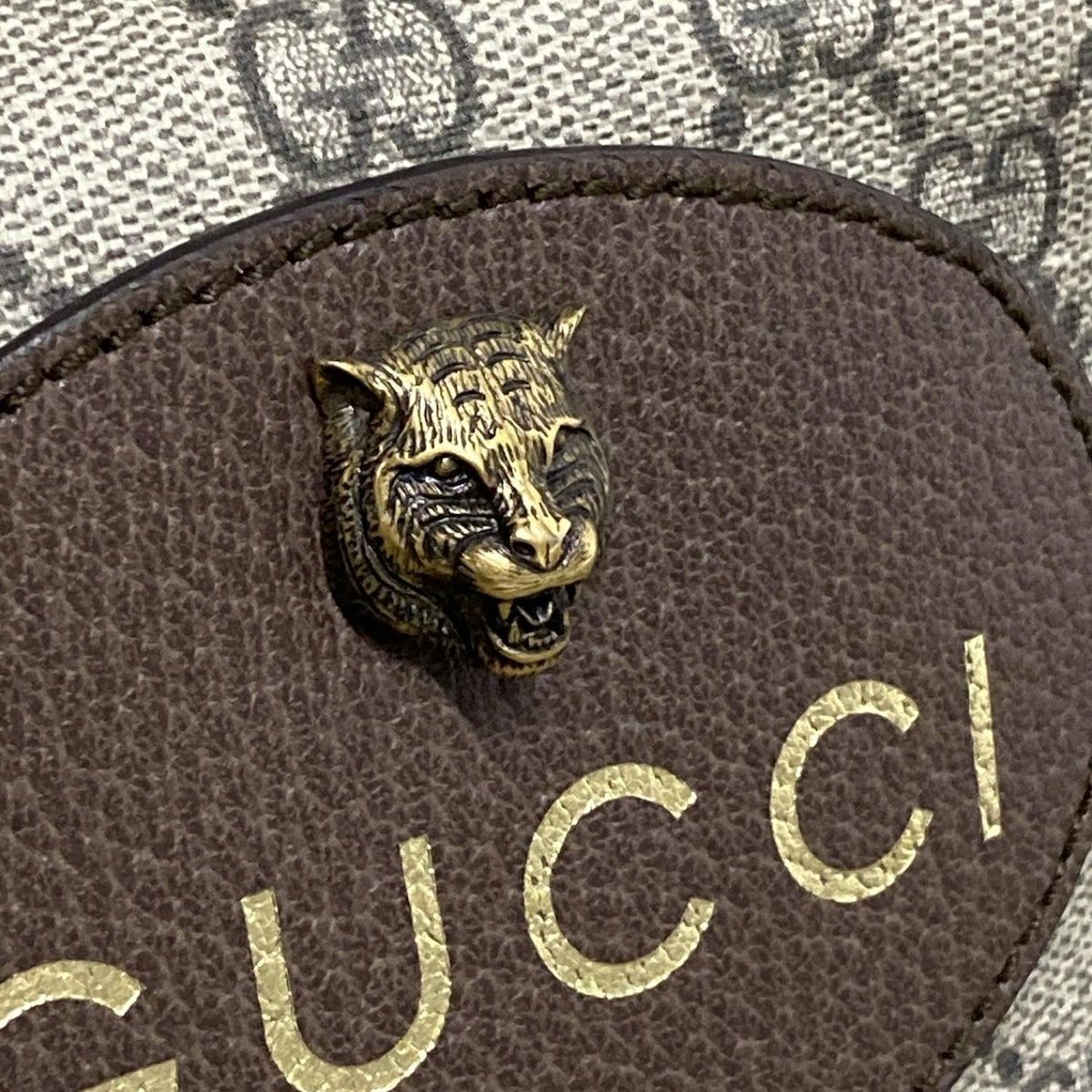 ダークブラウン×ベージュ×イエロー レザー