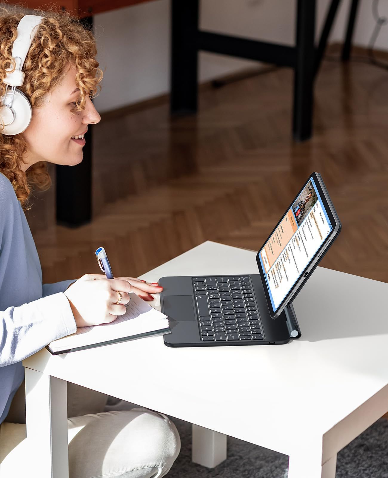 ホバースタンドワイヤレスキーボード日本語説明書 ブラック キーボード通用 第6 5 4世代 air ipad 11キーボード Pro iPad iPad 磁気吸着ケース日本語配列キーボード 7色バックライト付き キーボード 2025 対応 ケース 11 M2