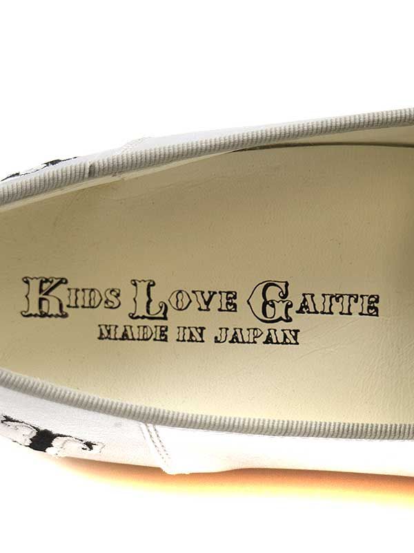 KIDS LOVE GAITE キッズラブゲイト レザープラットフォームスリッポン