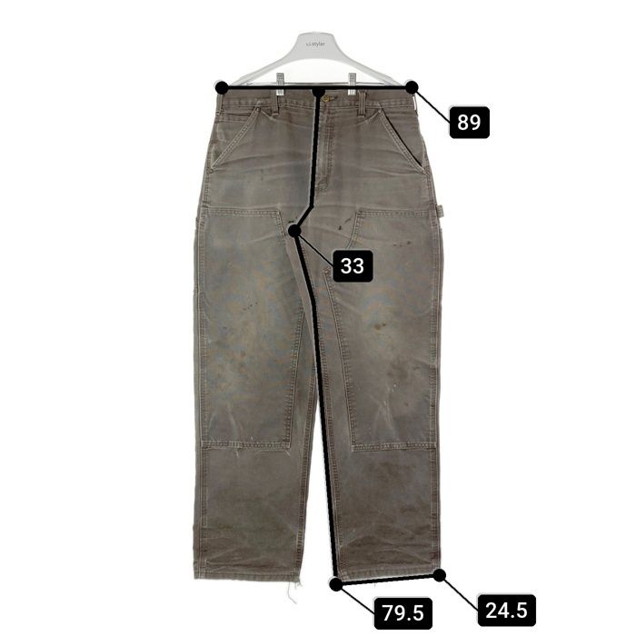 ☆Carhartt カーハート B136 DKB メキシコ製 ダブルニー