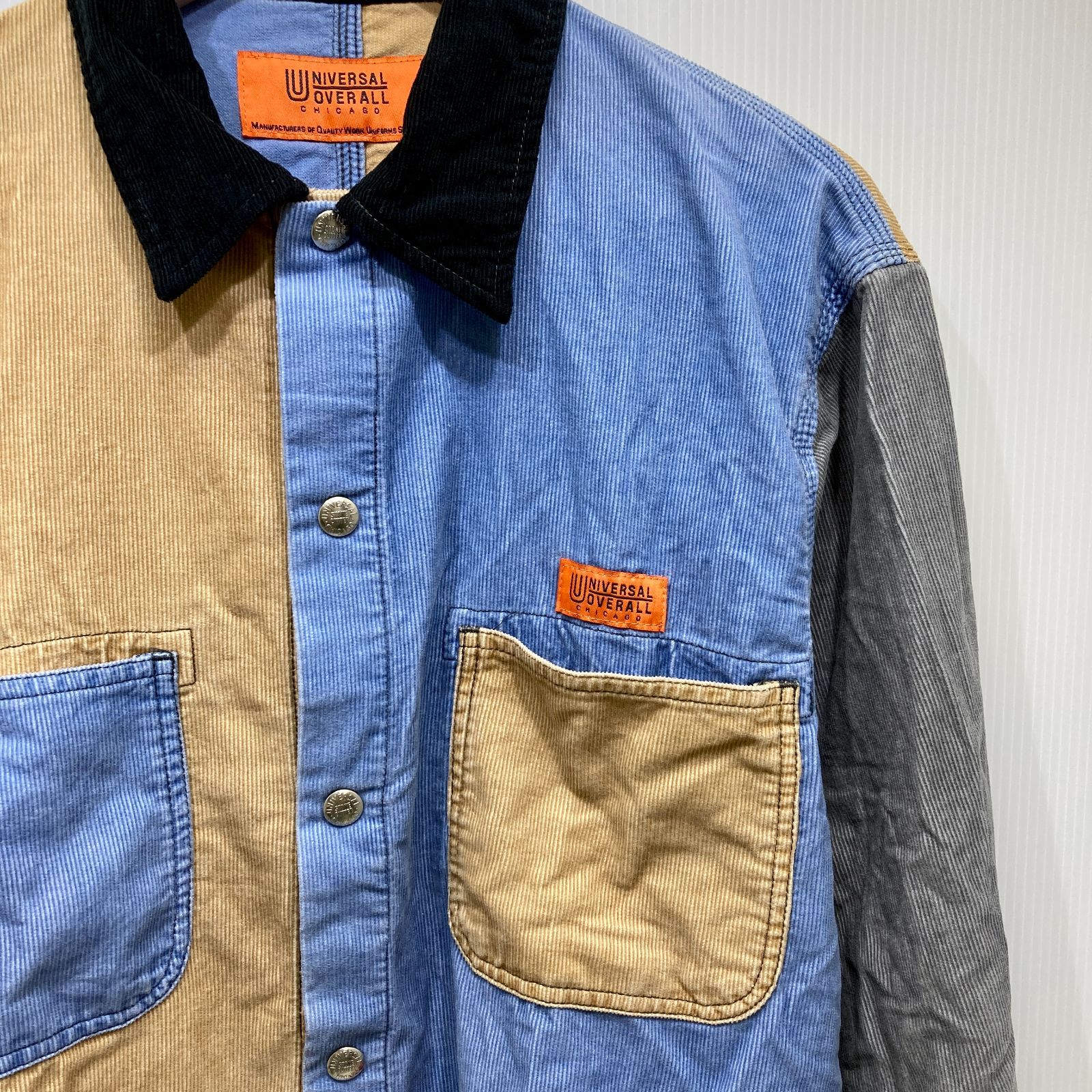 UNIVERSAL OVERALL クレイジーパターン コーデュロイジャケット 