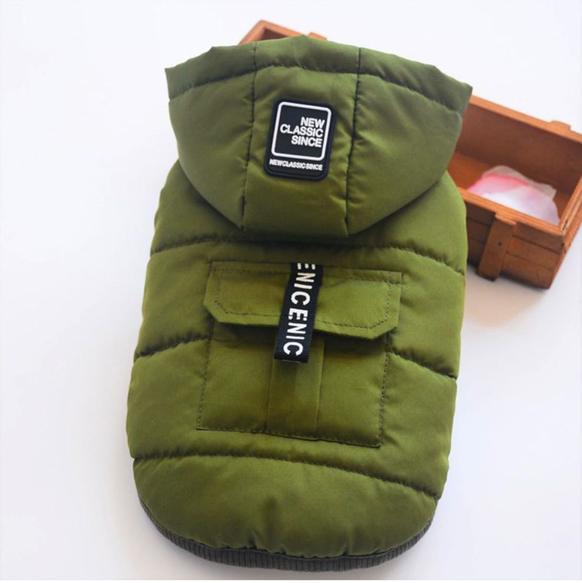 ☆ グリーン ☆ Lサイズ ☆ 秋 冬 ペット用 防寒 ジャケット ペット ジャケット ダウンジャケット ドッグウェア 防寒 防水 ベスト