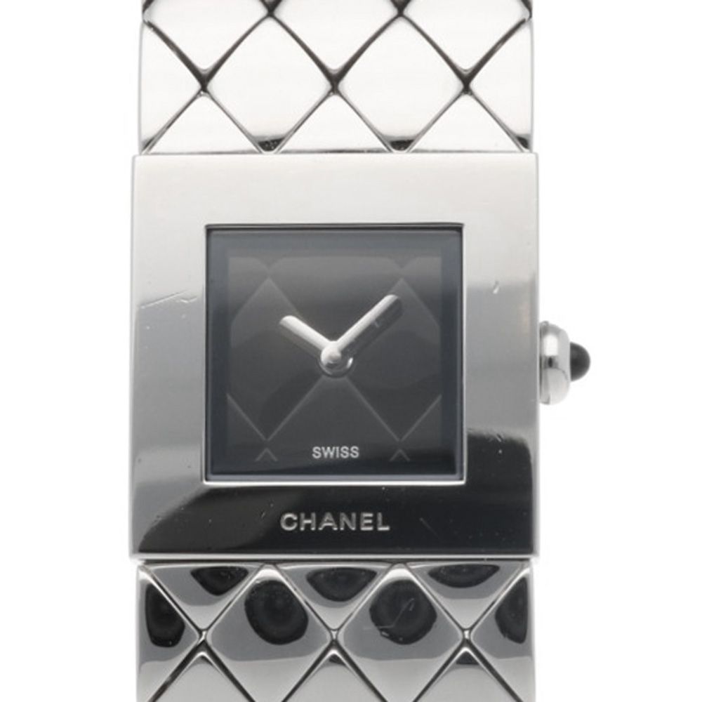 シャネル マトラッセ 腕時計 時計 ステンレススチール クオーツ レディース 1年保証 CHANEL シャネル