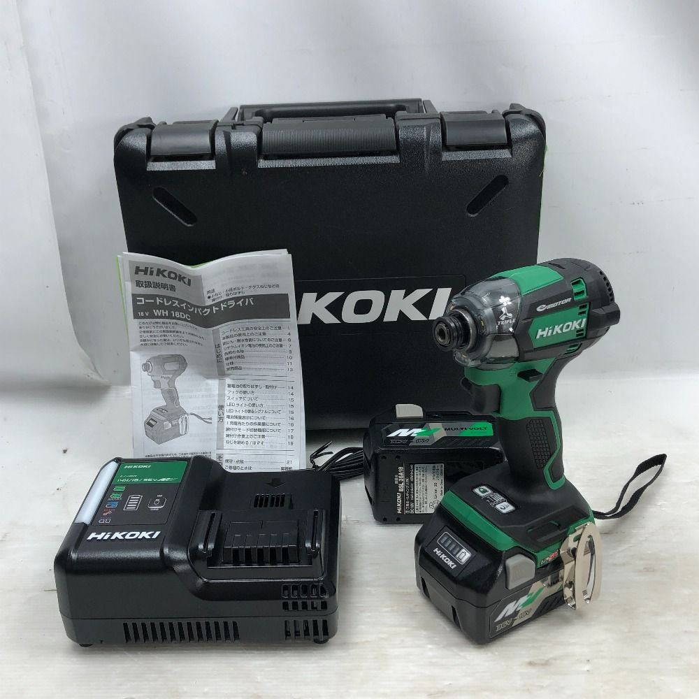HiKOKI 18V コードレスインパクトドライバ WH18DC (2XP