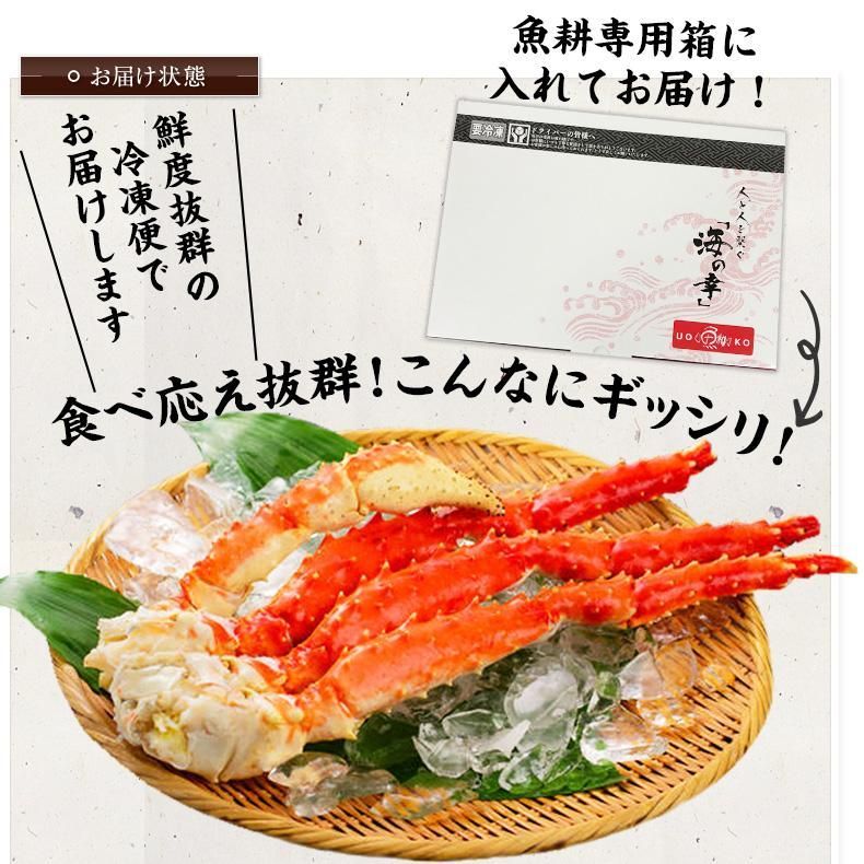食品 タラバガニ ボイル 5Lサイズ 1kg 本タラバガニ 肩 たらばがに