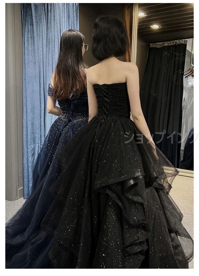 シフォン ブラック