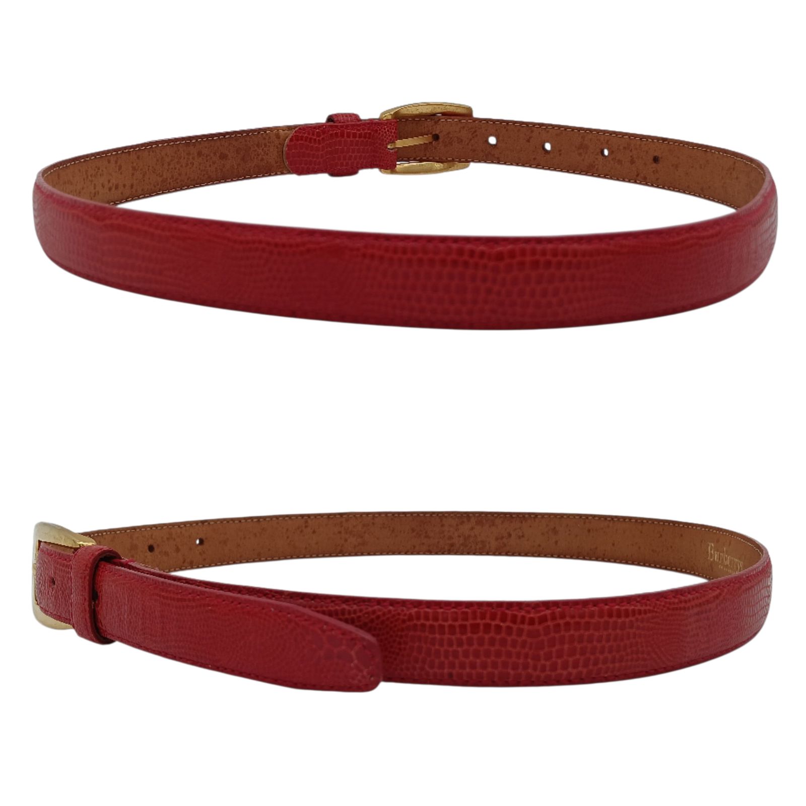 オールドバーバリー バーバリー Burberrys ベルト レザーボタンベルト