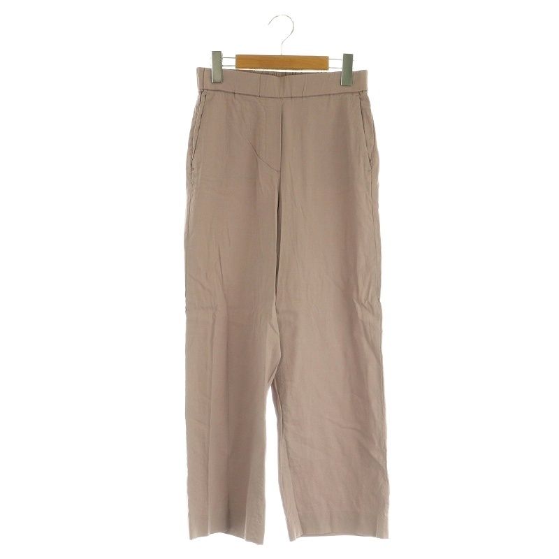 セオリー Theory SAUL ECO CRUNCH WASH リネン混ワイドパンツ