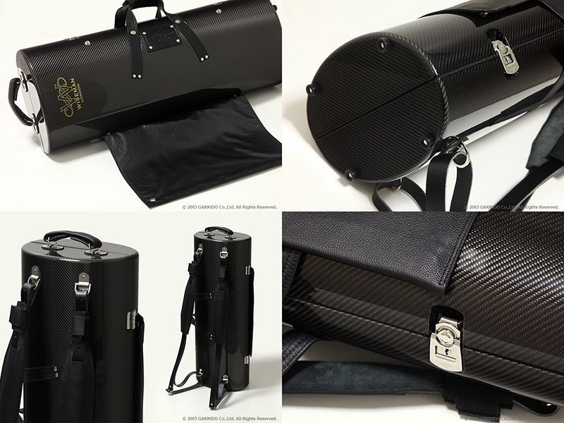 ワイズマン　カーボン・ファゴットケース　5ピース用　マット・ブラック WISEMAN ファゴット用ケース 【カーボンファイバー製】 【お