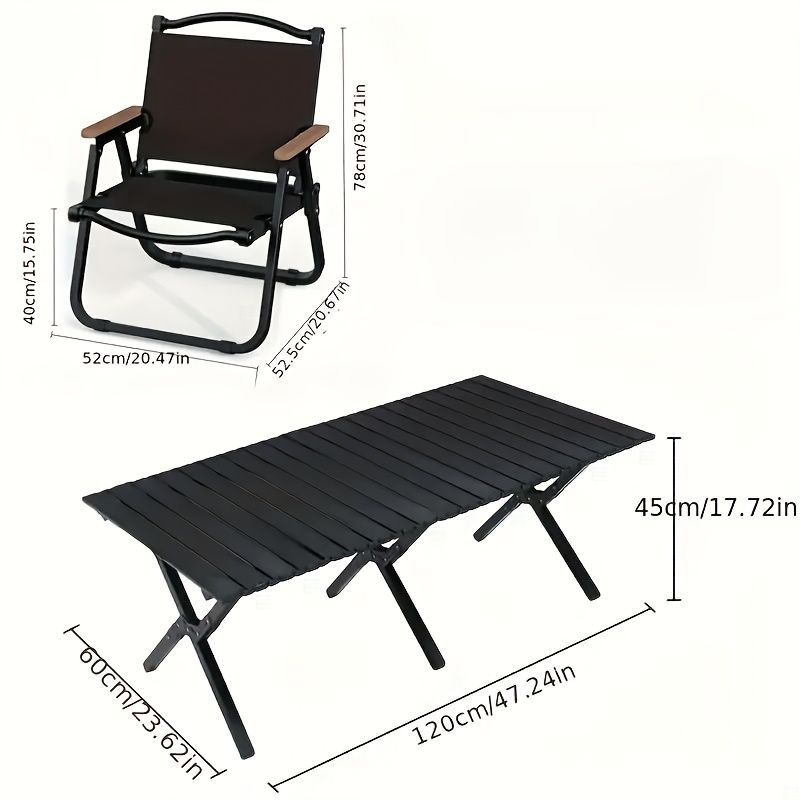 ガーデンテーブルセット テーブル&椅子セット 新しいポータブル