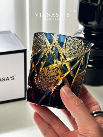 ロックグラス クリスタルガラス 切子 ウィスキー用 き ギフト