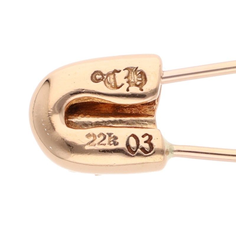 クロムハーツ22kセーフティピンスモール1ダイヤ 9224i080015-1.jpg