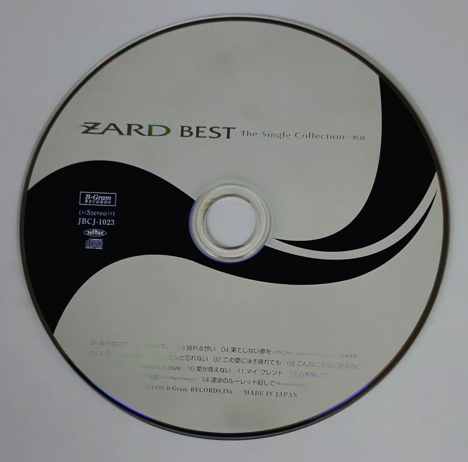 ZARD／ZARD BEST The Single Collection~軌跡~（CD)