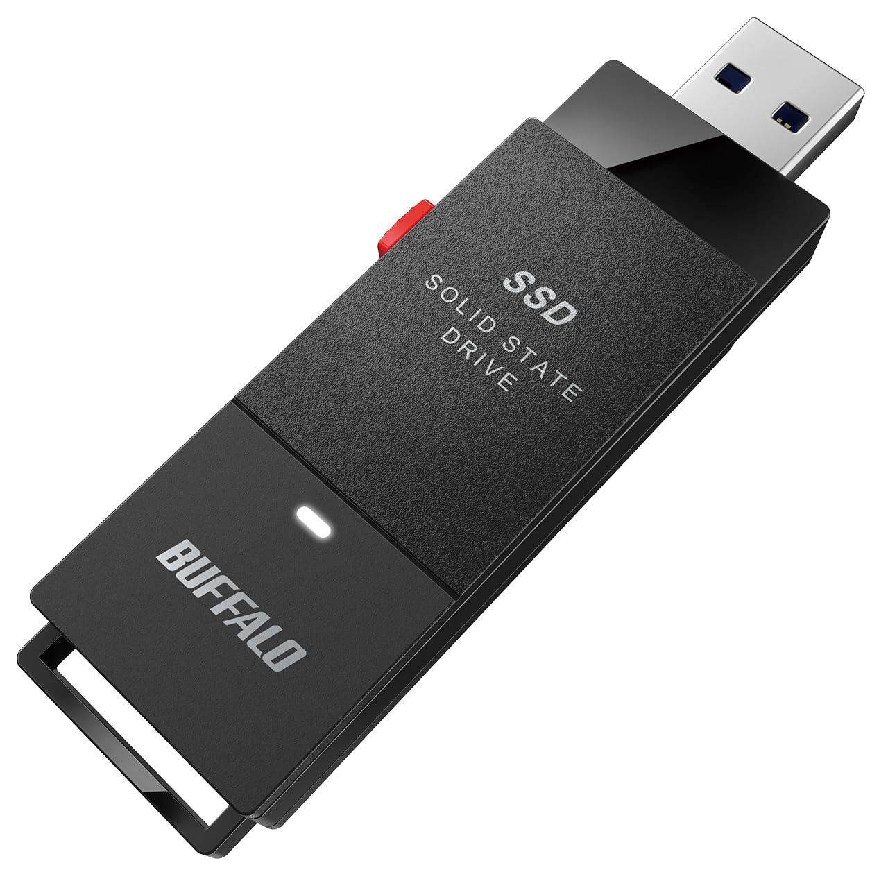 バッファロー USB3.2(Gen1) ポータブルSSD Type-A 1.0TB ホワイト SSD